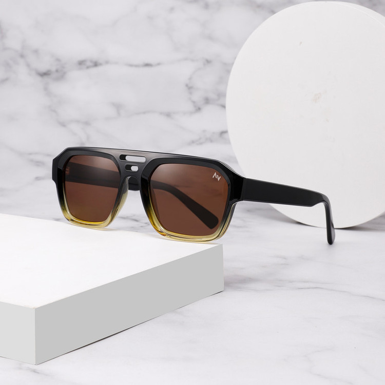 عینک آفتابی خلبانی (Aviator) آلبرت وگ مدل S31120C4 Acetate Avantgarde Visionary