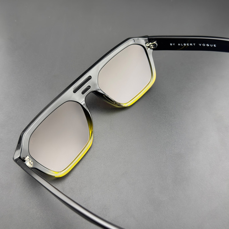 عینک آفتابی خلبانی (Aviator) آلبرت وگ مدل S31120C4 Acetate Avantgarde Visionary