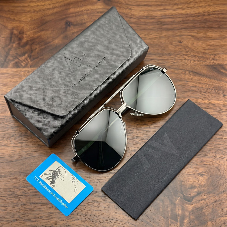 عینک آفتابی خلبانی (Aviator) مردانه آلبرت وگ مدل JS8554C85-P50