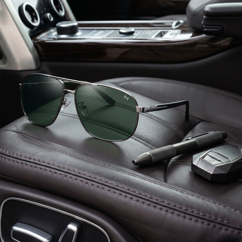 عینک آفتابی خلبانی (Aviator) مردانه آلبرت وگ مدل 6306C05-P50 Avantgarde Visionary