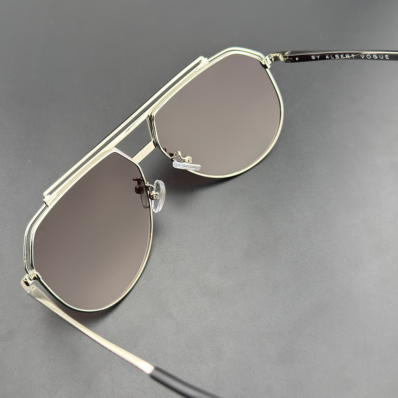 عینک آفتابی خلبانی (Aviator) آلبرت وگ مدل JS8533C05-P44 Polarized Avantgarde Visionary