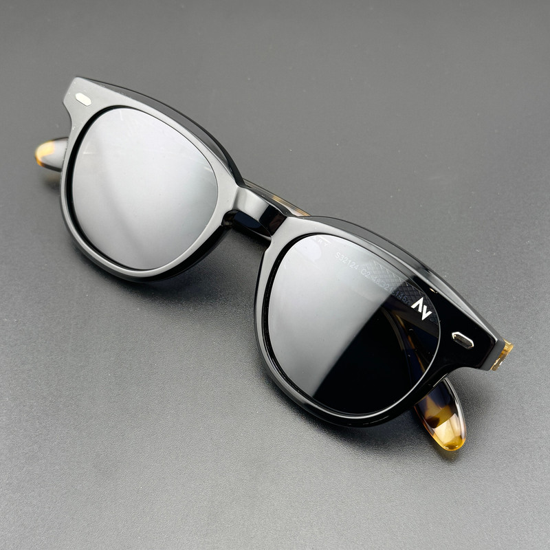 عینک آفتابی گرد آلبرت وگ مدل S32124C2 Acetate Avantgarde Visionary