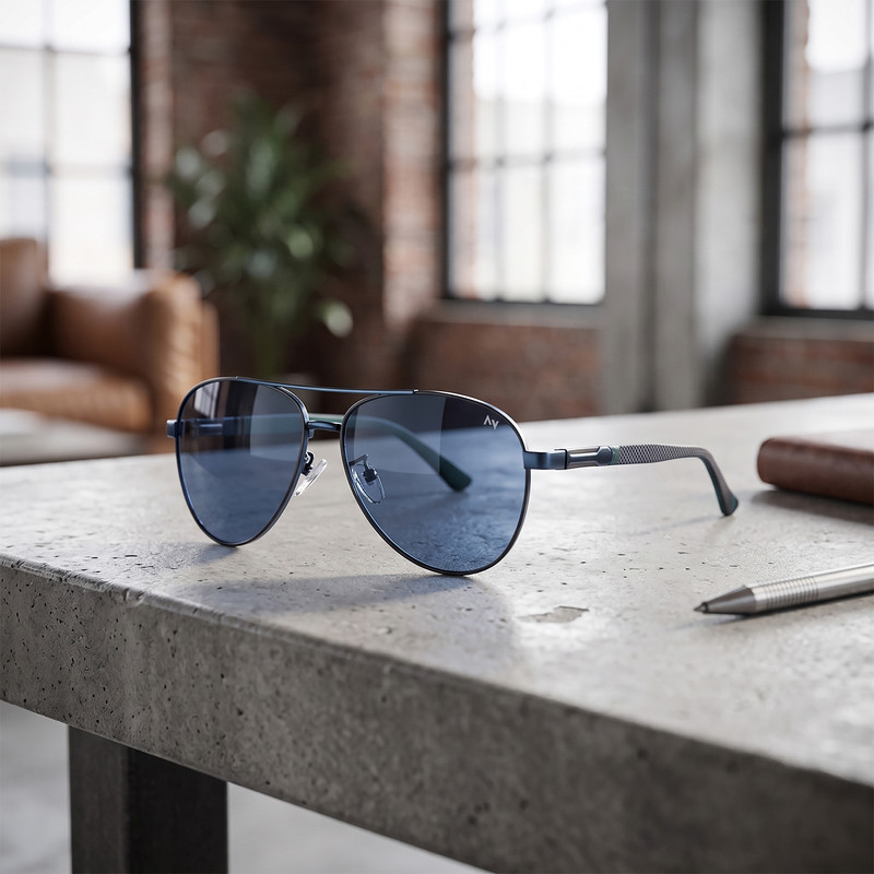 عینک آفتابی مردانه آلبرت وگ مدل 6319C102-P137 Polarized Avantgarde Visionary