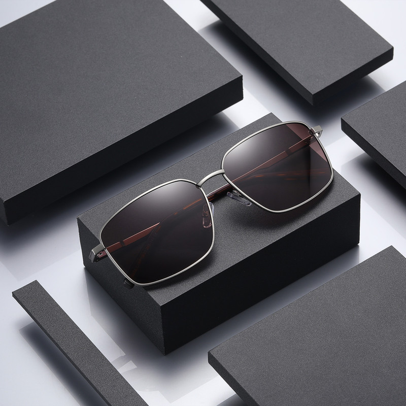 عینک آفتابی مردانه مدل 3372C81P02 Polarized Matte Metal