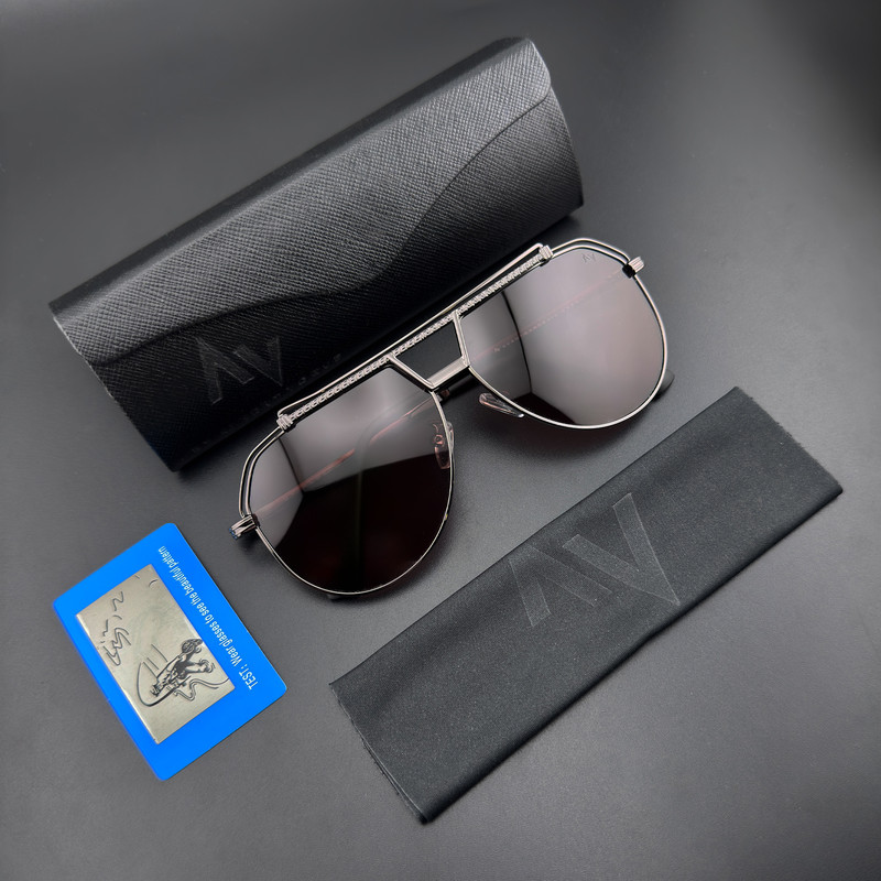 عینک آفتابی خلبانی آلبرت وگ مدل JS8533C49-P144 Polarized Avantgarde Visionary