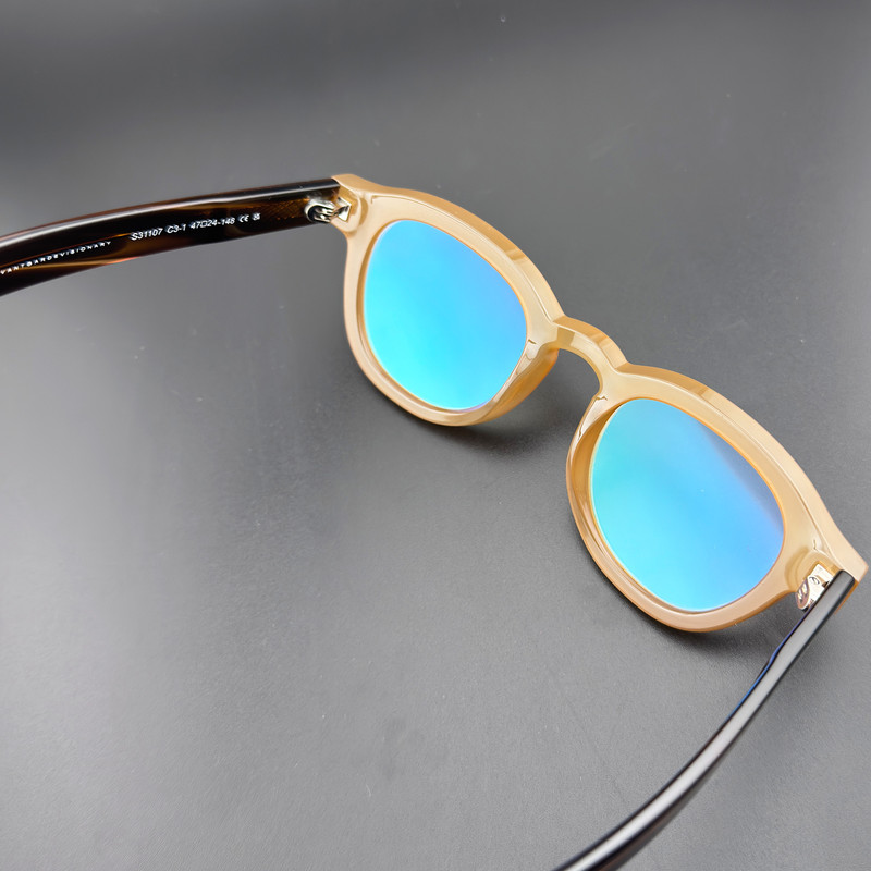 فریم عینک طبی ویفرر آلبرت وگ مدل S31107C3-1 Acetate مناسب برای صورت گرد