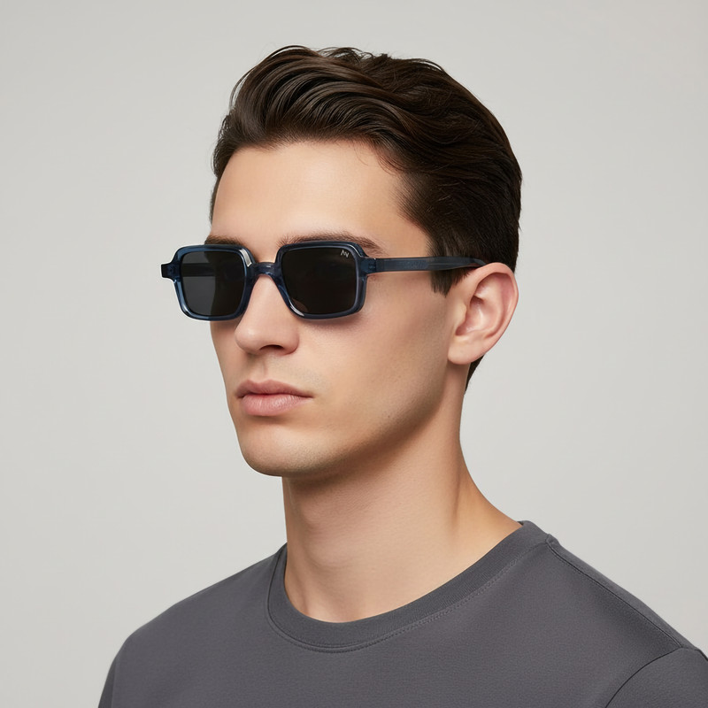 عینک آفتابی مستطیلی آلبرت وگ مدل S32130-C3 Acetate Avantgarde Visionary