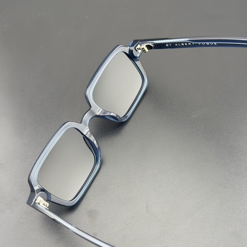 عینک آفتابی مستطیلی آلبرت وگ مدل S32130-C3 Acetate Avantgarde Visionary