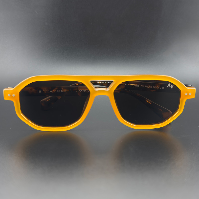 عینک آفتابی خلبانی (Aviator) آلبرت وگ مدل S31119C5 Acetate Avantgarde Visionary