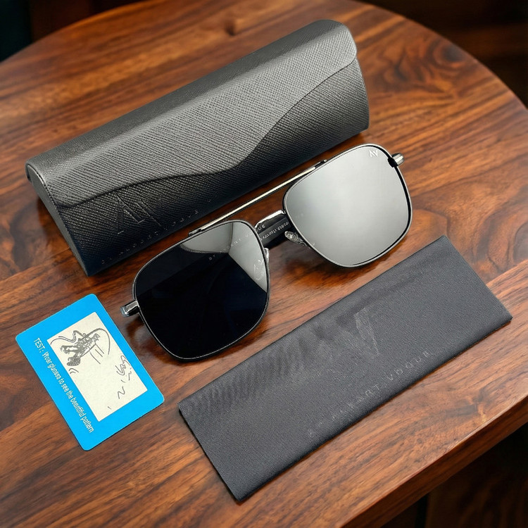 عینک آفتابی خلبانی (Aviator) مردانه آلبرت وگ مدل 6320C84P101 Polarized Avantgarde Visionary