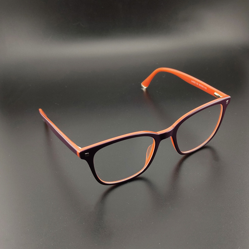 فریم عینک طبی زنانه مدل LA023C3 Acetate Tangerine Maroon