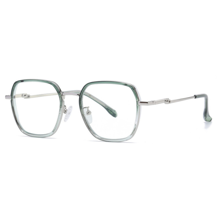 فریم عینک طبی مربعی زنانه مدل TJ837 C432-p81 Contrast Pearl Harbor مناسب برای صورت بیضی