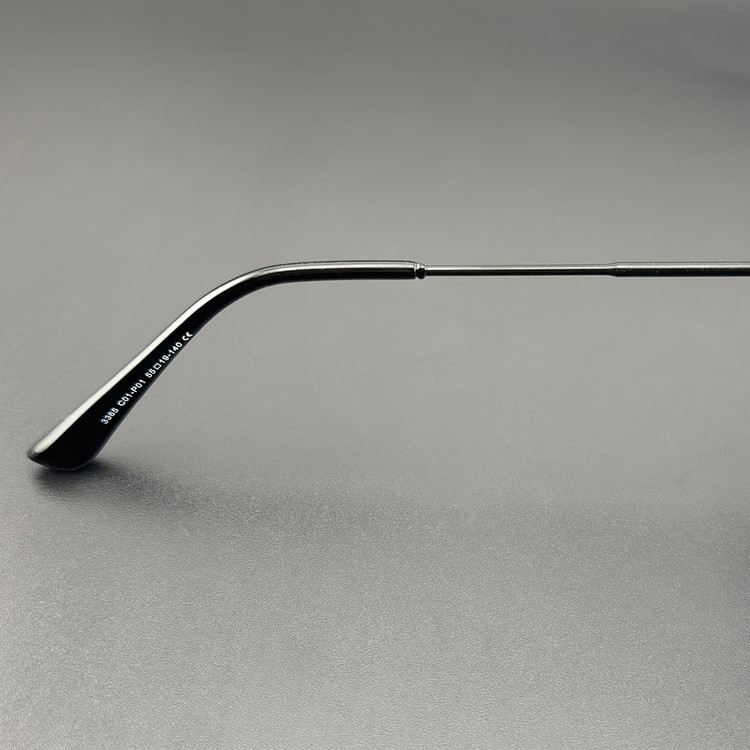 عینک آفتابی خلبانی (Aviator) مدل P3365-C01-P01 Polarized Obsidian