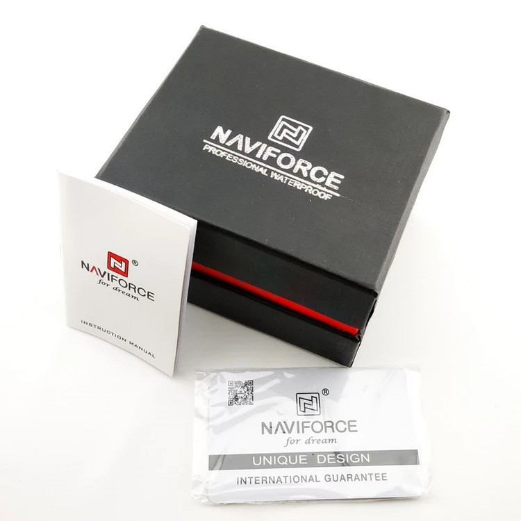ساعت مچی عقربهای مردانه کوارتز نیوی فورس مدل 8037-naviforce nf