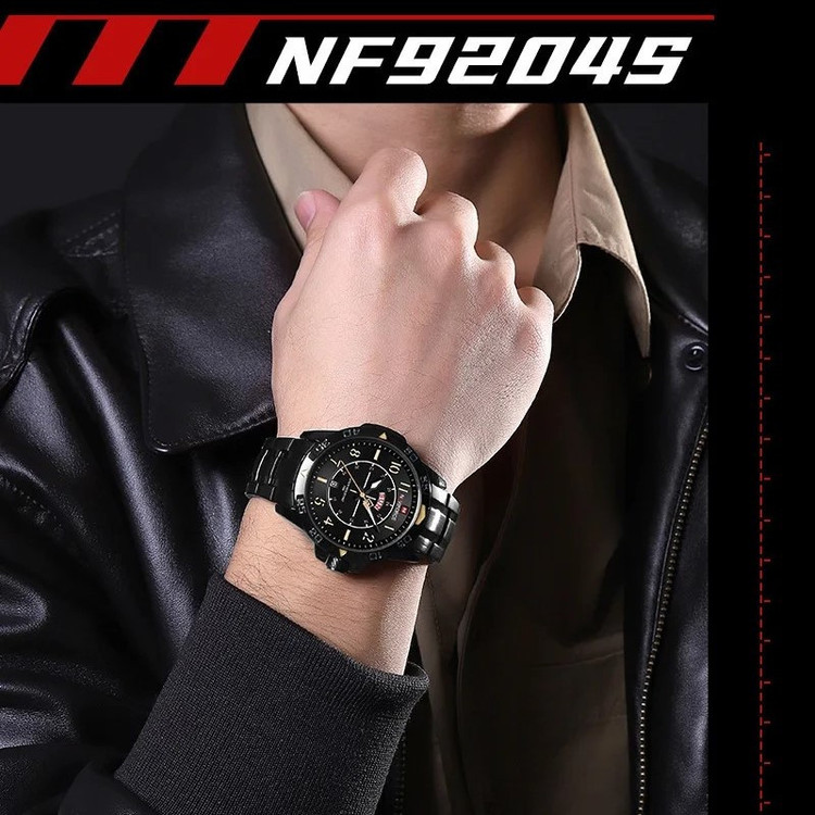 ساعت مچی عقربهای مردانه نیوی فورس مدل NF9204BKBK