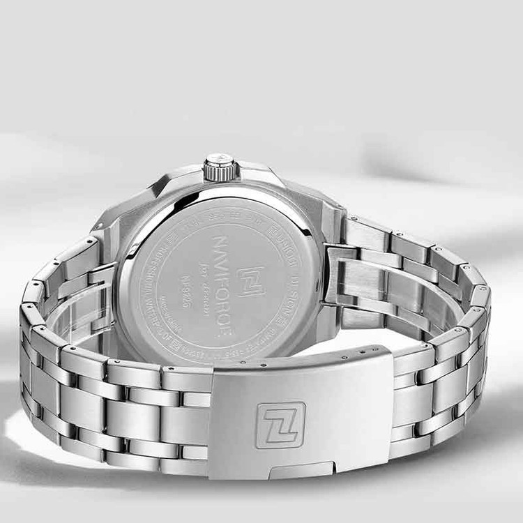 ساعت مچی عقربهای مردانه کوارتز نیوی فورس مدل NF9226 S BE ORG