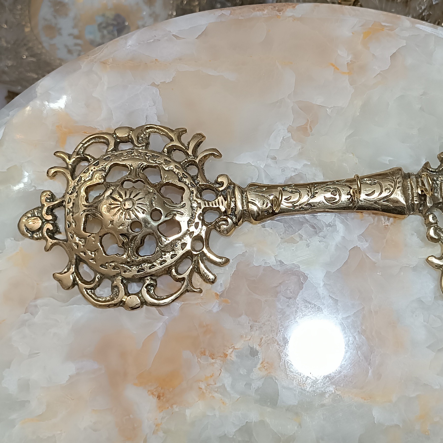 جاکلیدی برنجی طرح کلید بزرگ کد 334(جاکلیدی برنز)
