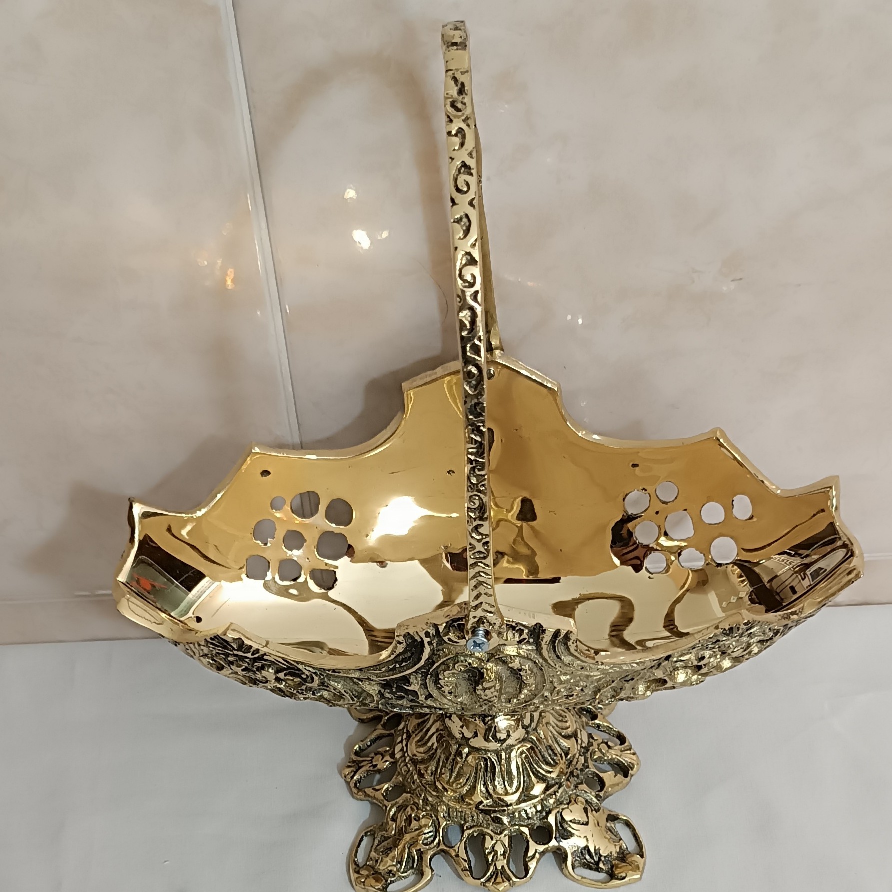 شکلات خوری و آجیل خوری برنجی طرح کشکول کد 313(کشکول برنجی)