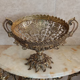 میوه خوری برنجی قلم کاری شده سلطنتی (برنز) کد 214