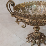 میوه خوری برنجی قلم کاری شده سلطنتی (برنز) کد 214