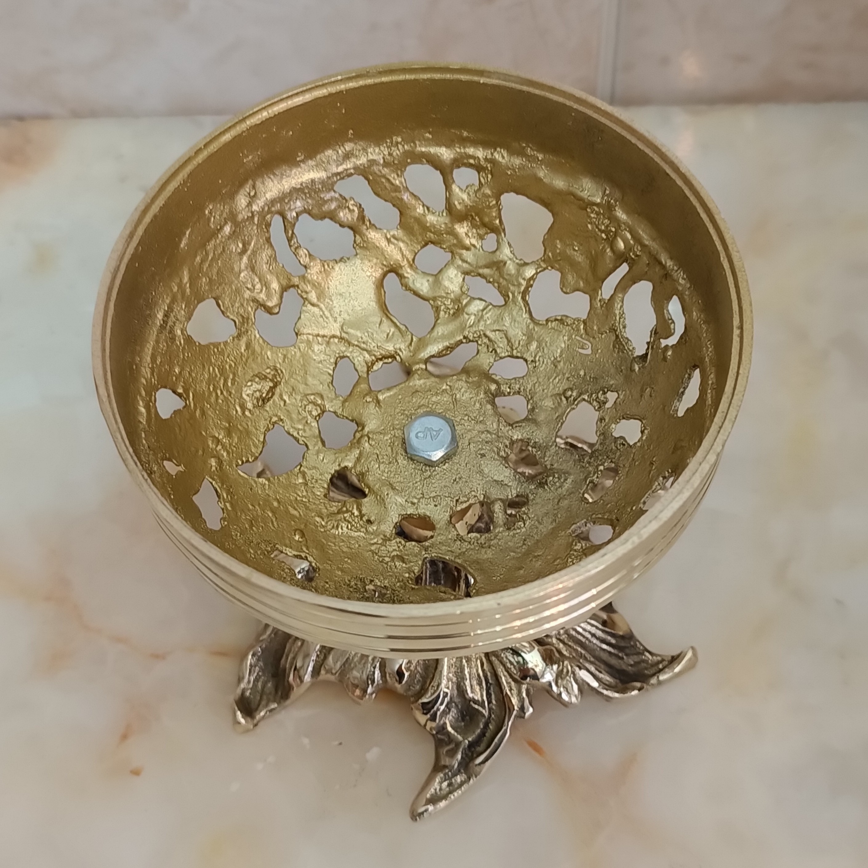 قندان برنجی و شکلات خوری برنجی،کد147