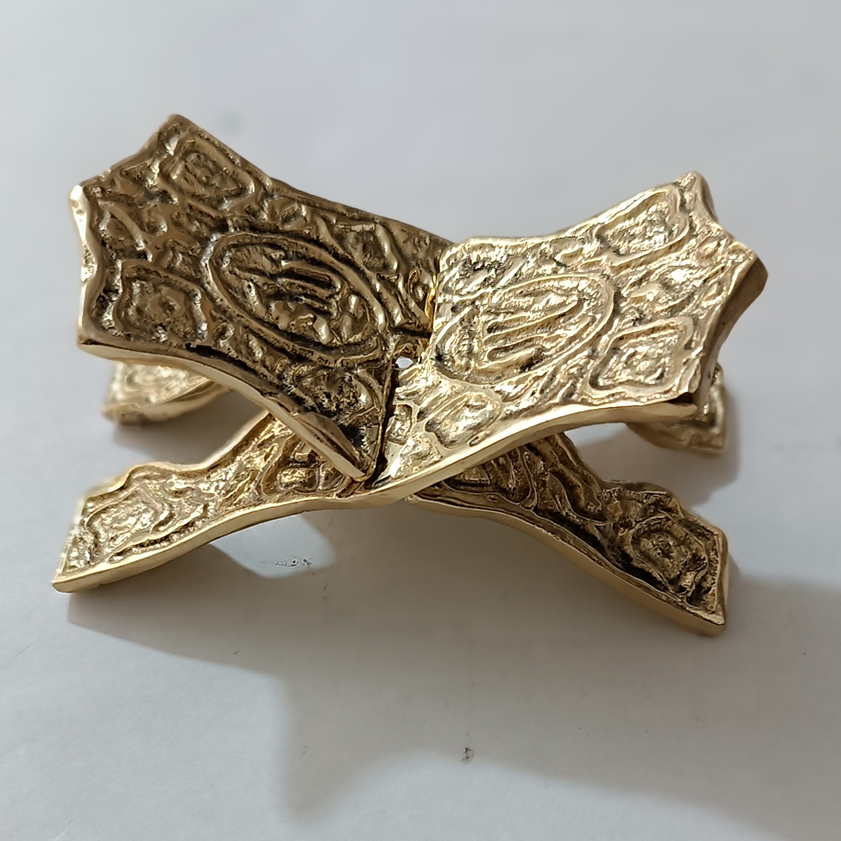 رحل قرآن برنز سایز کوچک کاربردی برای هفت سین(برنجی)،کد 127