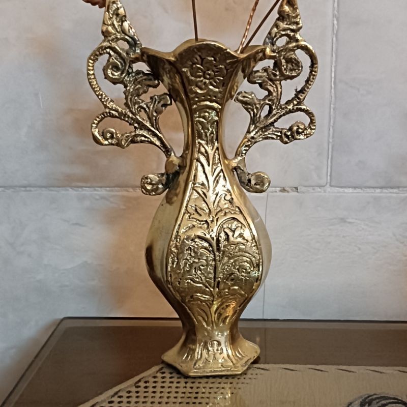 گلدان برنجی رومیزی ،کد151