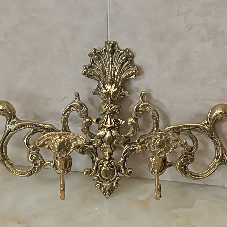 رخت آویز چهار قلاب (جالباسی برنزی)کد 227