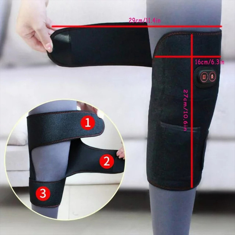 ماساژور زانو مدل ویبره حرارتی مجموعه 2 عددی