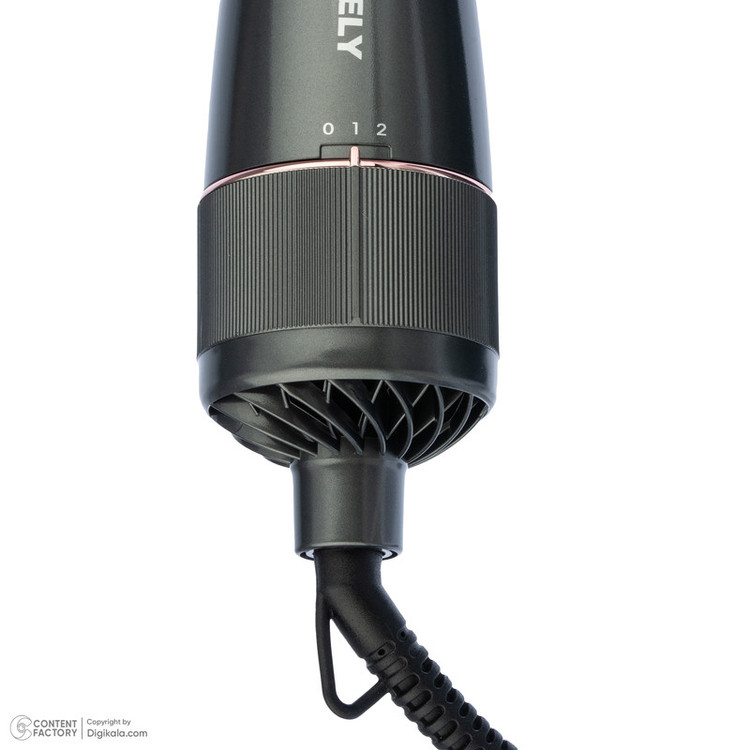 سشوار برسدار حالتدهنده پرنسلی مدل PR331AT با موتور DC، توان 240 وات، تنظیمات دما یک حالته، تنظیم سرعت دو سرعته، سری صافکننده، همراه با سری شانهدار، برس گرد پهن، برس تخت، متمرکزکننده پهن، سری دندانهدار و کیف نگهدارنده