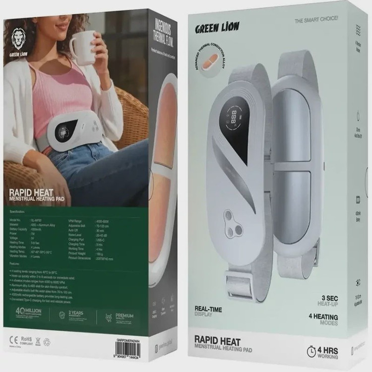 ماساژور و گرم کننده قاعدگی گرین لاین مدل Rapid Heat