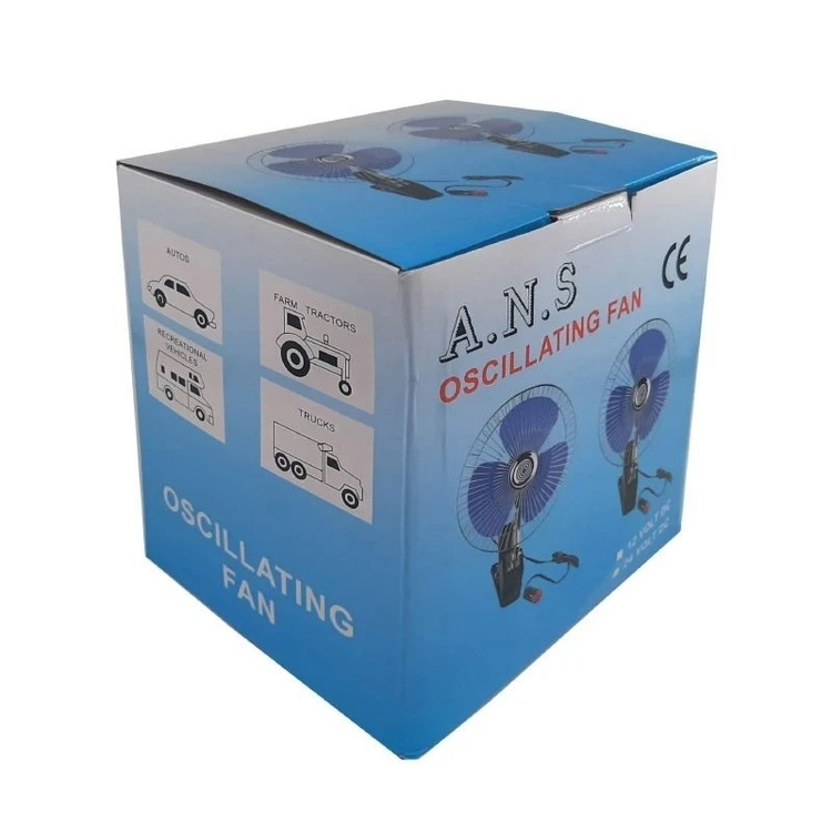 پنکه فندکی خودرو 6 اینچ 12 ولت Oscillating