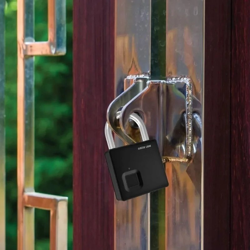 قفل اثر انگشتی گرین لاین Green Lion fingerprint padlock