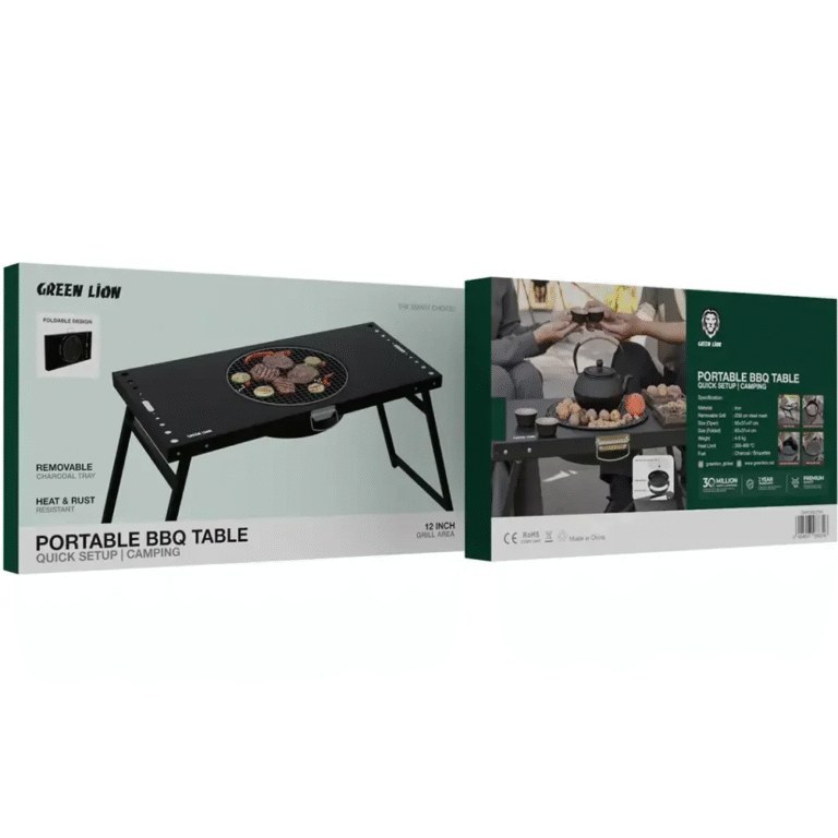اجاق گاز کمپینگ تاشو گرین لاین مدل Portable BBQ Camping Table