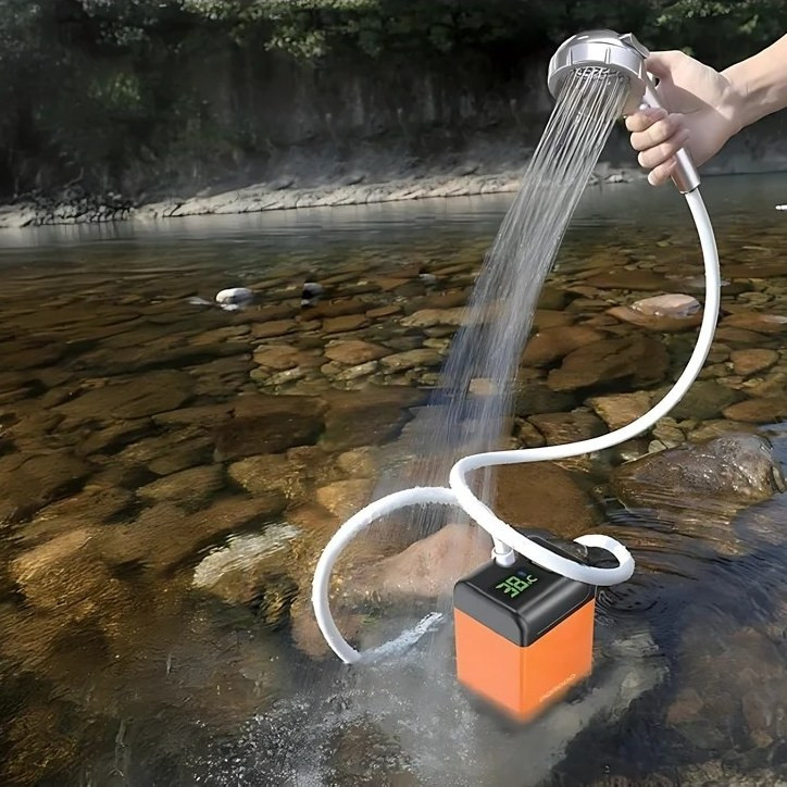 دوش شارژی قابل حمل پرودو مدل PORTABLE ELECTRIC SHOWER PUMP