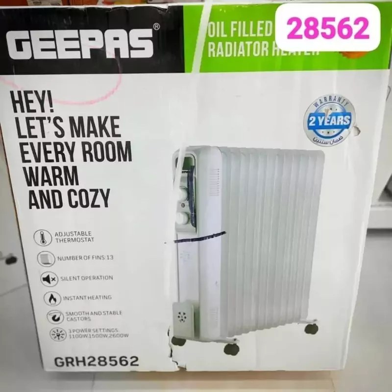 شوفاژ برقی جی پاس مدل GRH28562 ظرفیت 13 پره