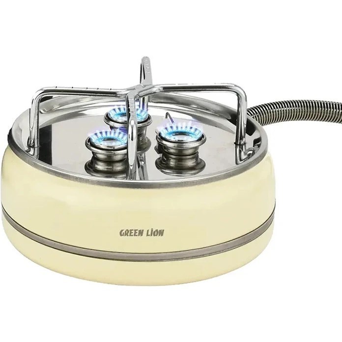 مینی اجاق گاز مسافرتی گرین لاین مدل Green Lion Orbit Flame 3 Burner Stove - Beige