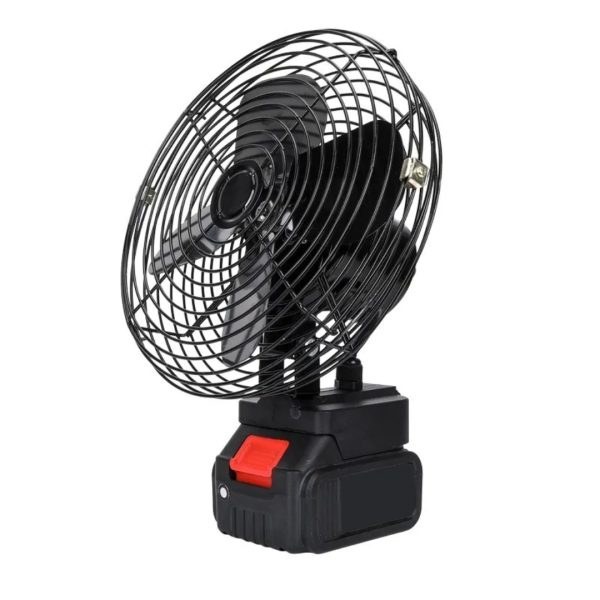 پنکه شارژی48ولت توری فلزی مدل FAN LITHIUM 3PIN موتور براشلس