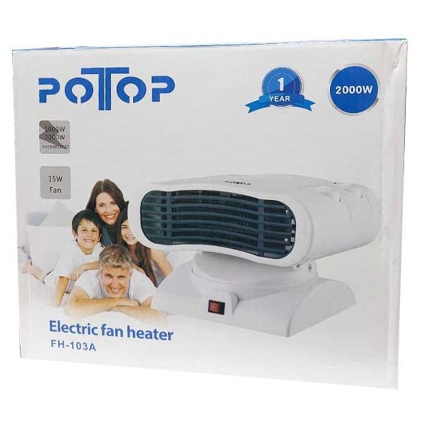 بخاری برقی فن دار پوتاپ مدل FH103A