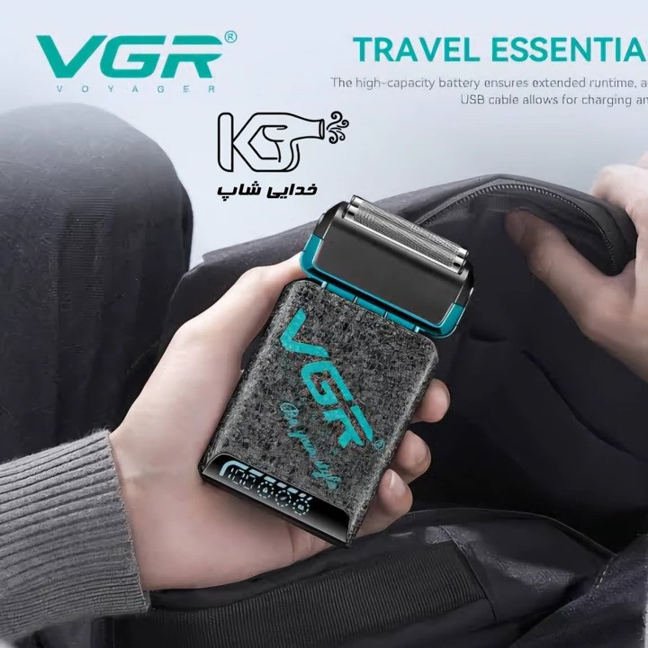 ماشین اصلاح وی جی آر مدل V-374 با تیغه استیل ضد زنگ