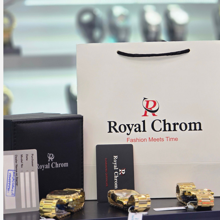 ساعت مچی مردانه رویال کروم (Royal Chrom) شرکتی اورجینال