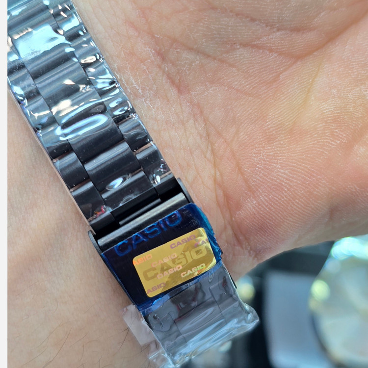ساعت مچی کاسیو (Casio) صفحه سورمه ای متالیک