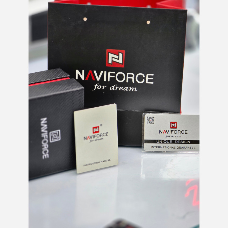ساعت مردانه ناوی فورس Naviforceمشکی سه موتوره