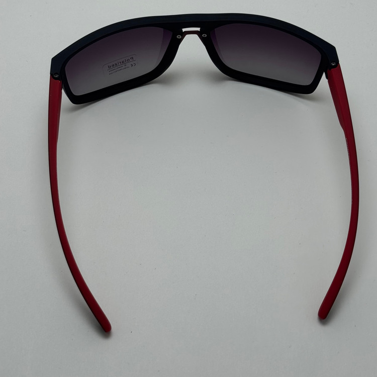 عینک آفتابی پلاریزه اسپرت کررا CARRERA مشکی قرمز مناسب رانندگی به همراه کاور پارچه ای و دستمال نانو مخصوص کد 2202