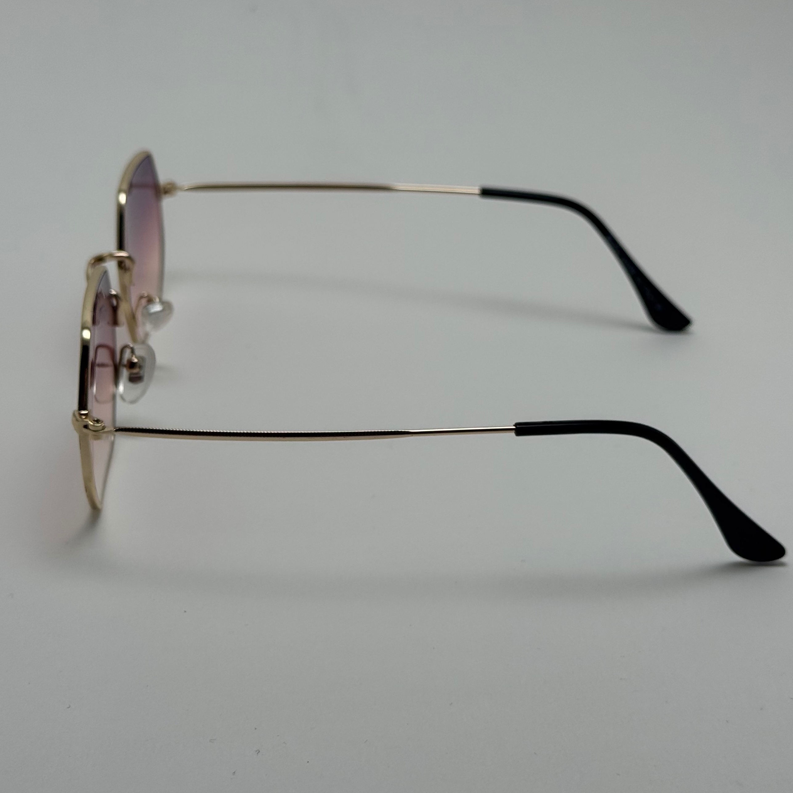 عینک شب ریبن Ray-ban صورتب هایلایت فریم طلایی کد RB 3556