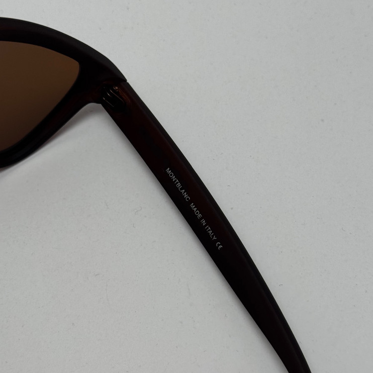 عینک آفتابی پلاریزه مون بلان MONT BLANC سبک قهوه ای کد MB 0302