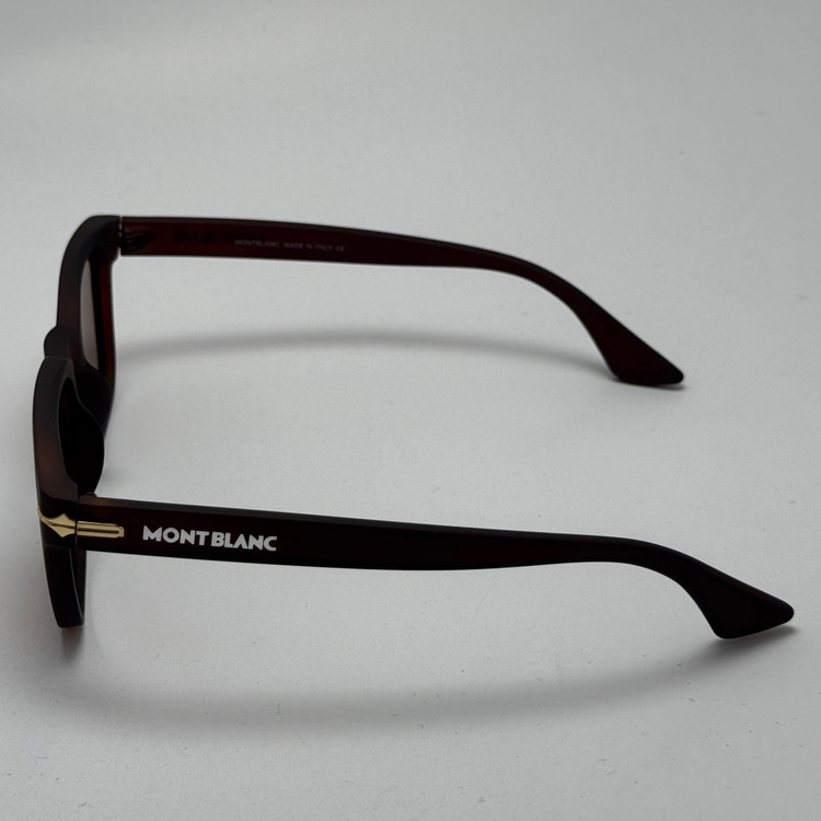 عینک آفتابی پلاریزه مون بلان MONT BLANC سبک قهوه ای کد MB 0302