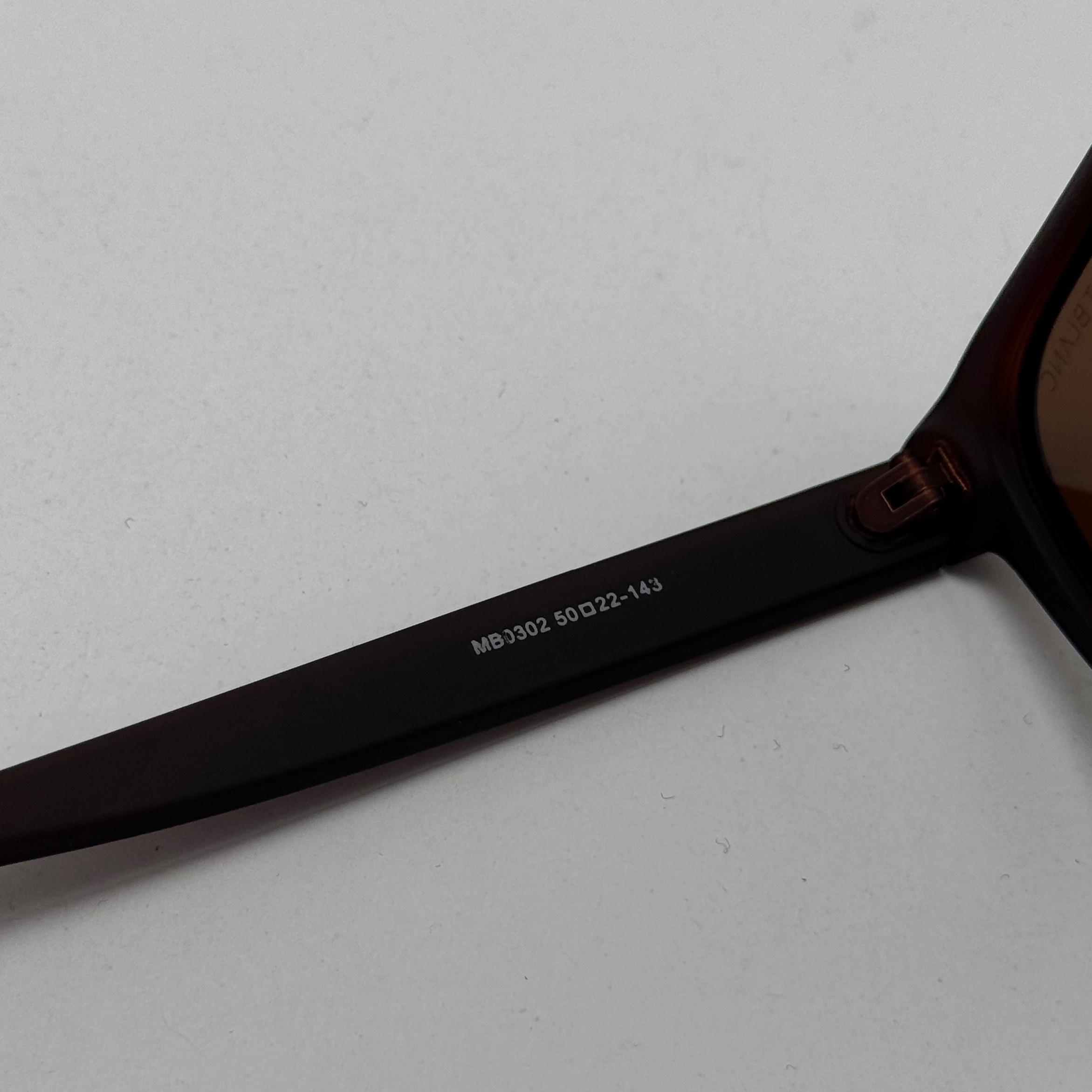 عینک آفتابی پلاریزه مون بلان MONT BLANC سبک قهوه ای کد MB 0302