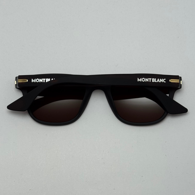 عینک آفتابی پلاریزه مون بلان MONT BLANC سبک قهوه ای کد MB 0302