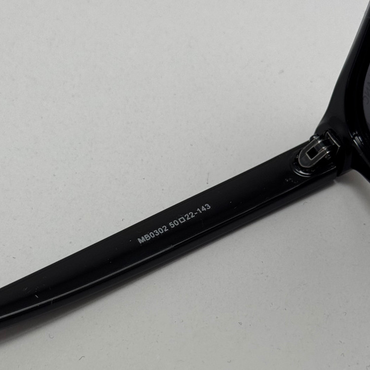 عینک آفتابی پلاریزه مون بلان MONT BLANC سبک مشکی کد MB 0302